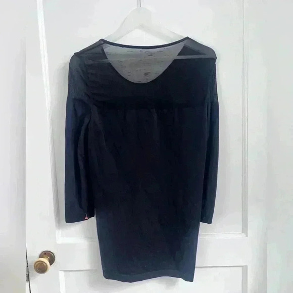 Wolford Sheer Panel Pullover Blouse - Picture 2 of 5